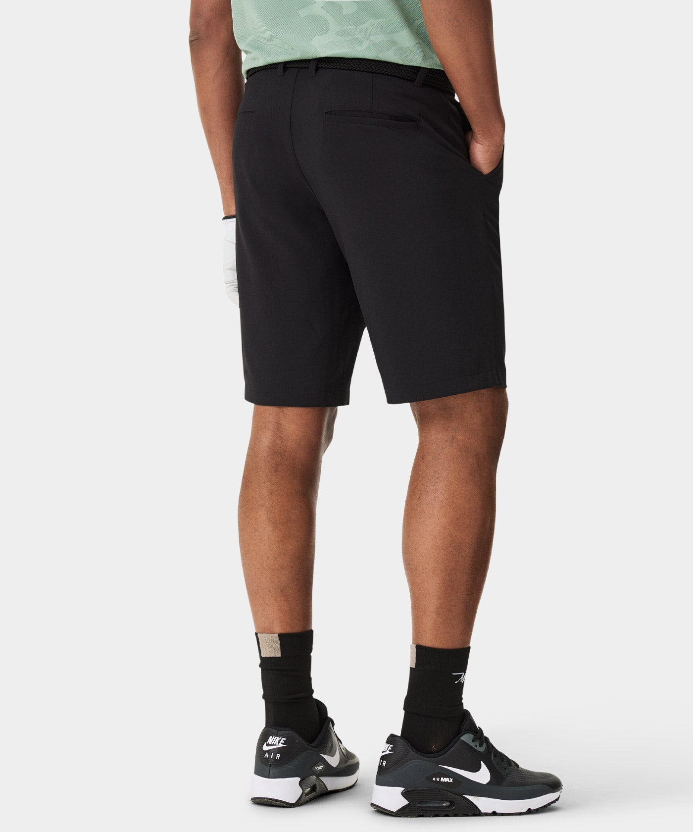 Black Four-way Stretch Shorts