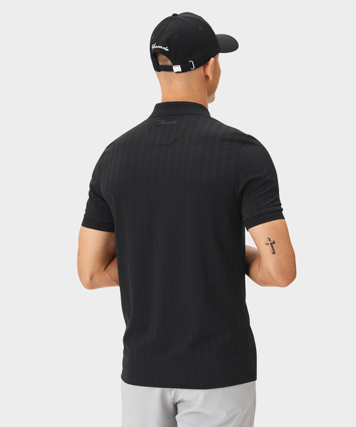 Logan Black Tech Shirt Macade Golf