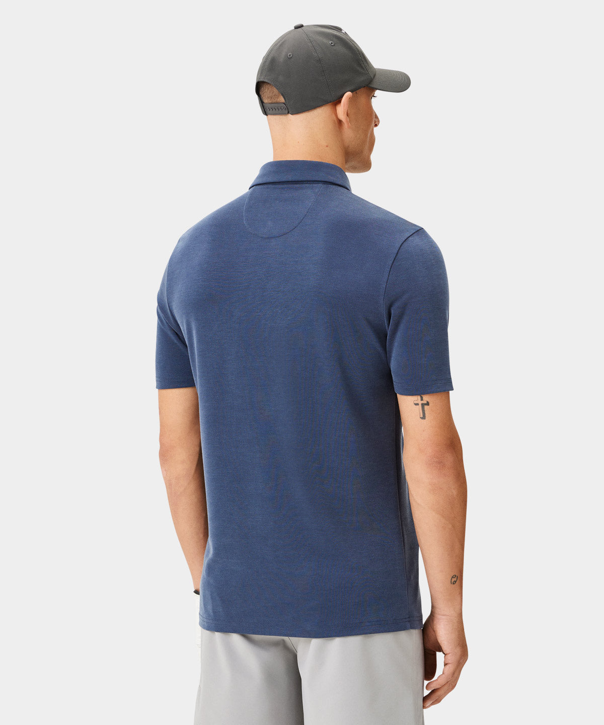 Washed Blue Players Polo Shirt Macade Golf