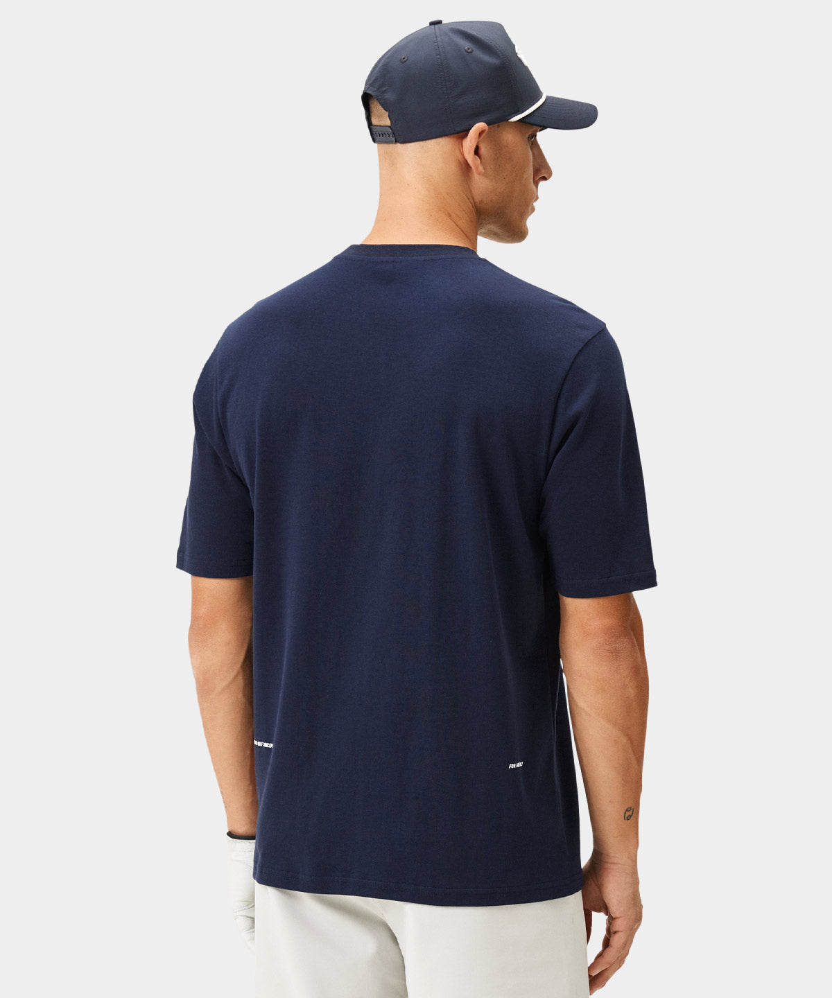 Dark Blue Crossover Tee Macade Golf