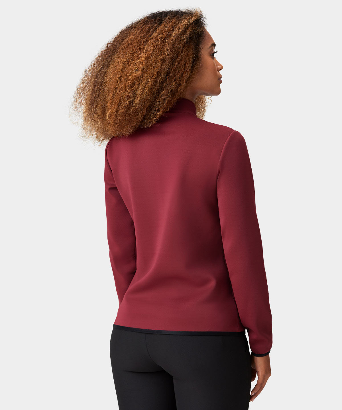 Burgundy Therma Quarter Zip