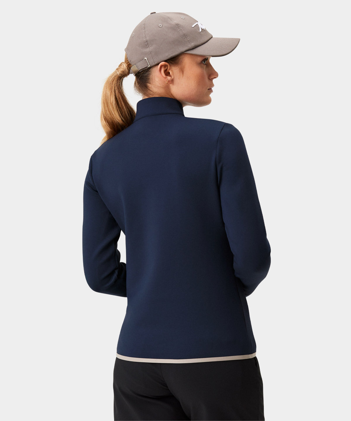 Dark Blue Therma Quarter Zip Macade Golf