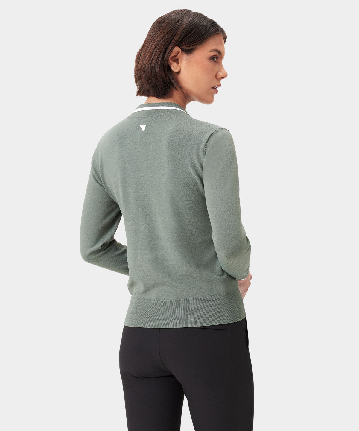 Ella Sage Green Knit Top