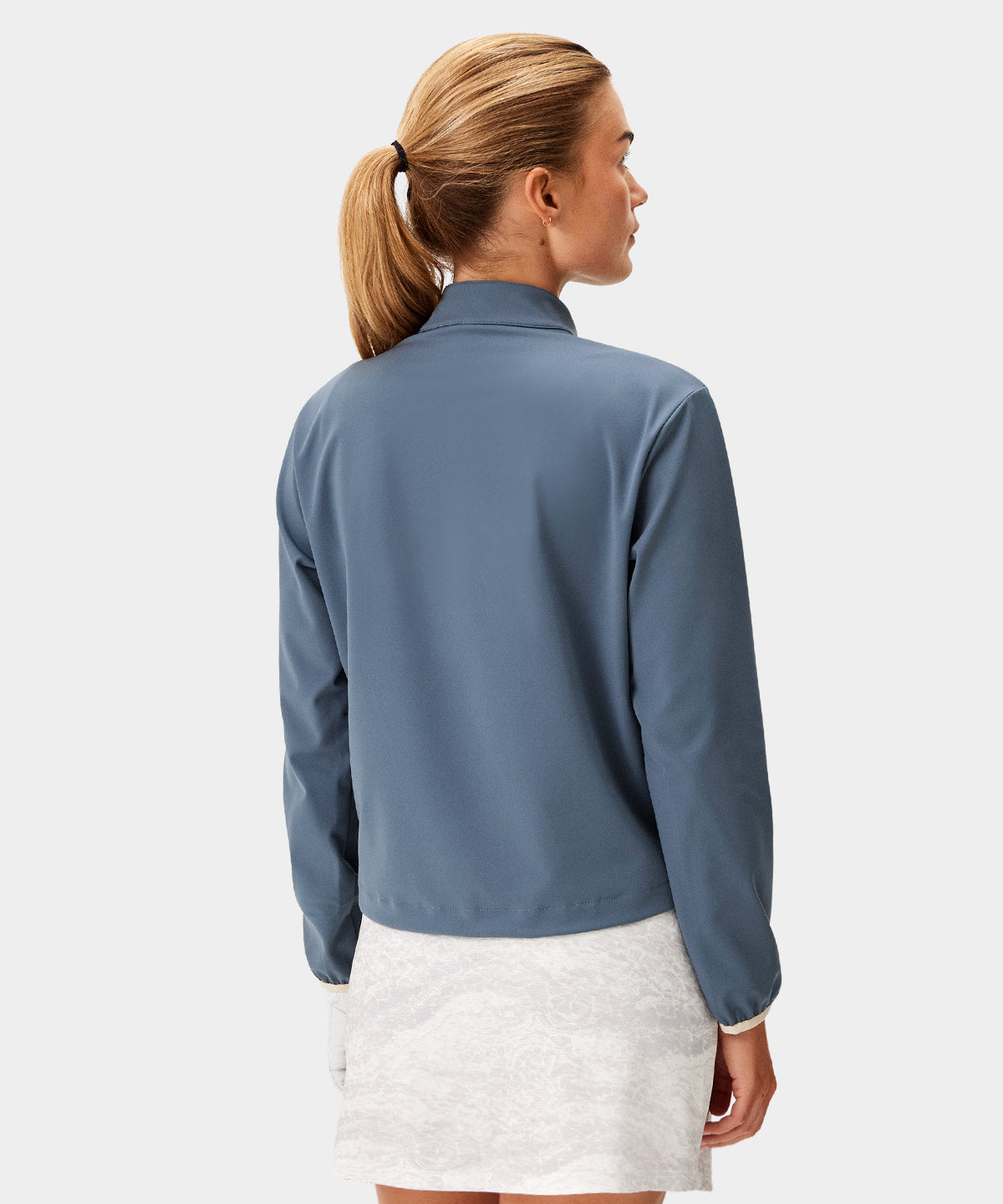 Stone Blue Players Cropped Anorak Macade Golf