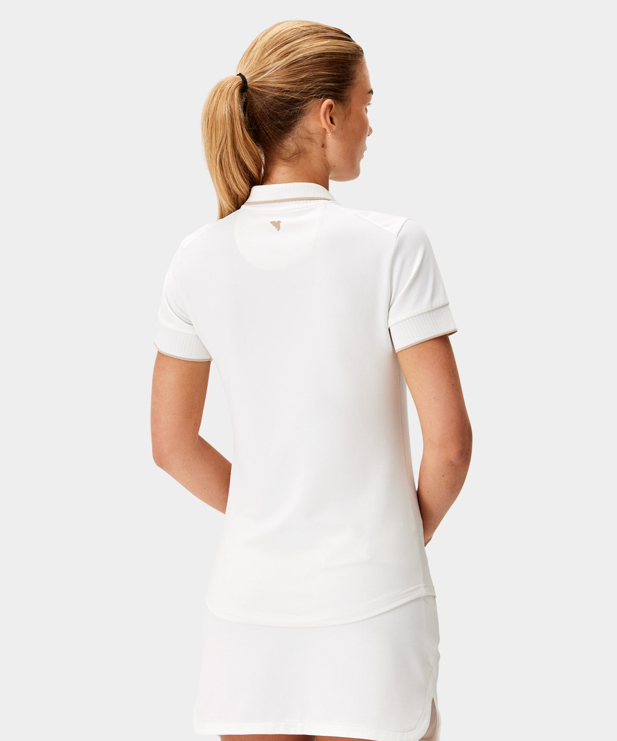 White Players GT Zip Polo Shirt Macade Golf