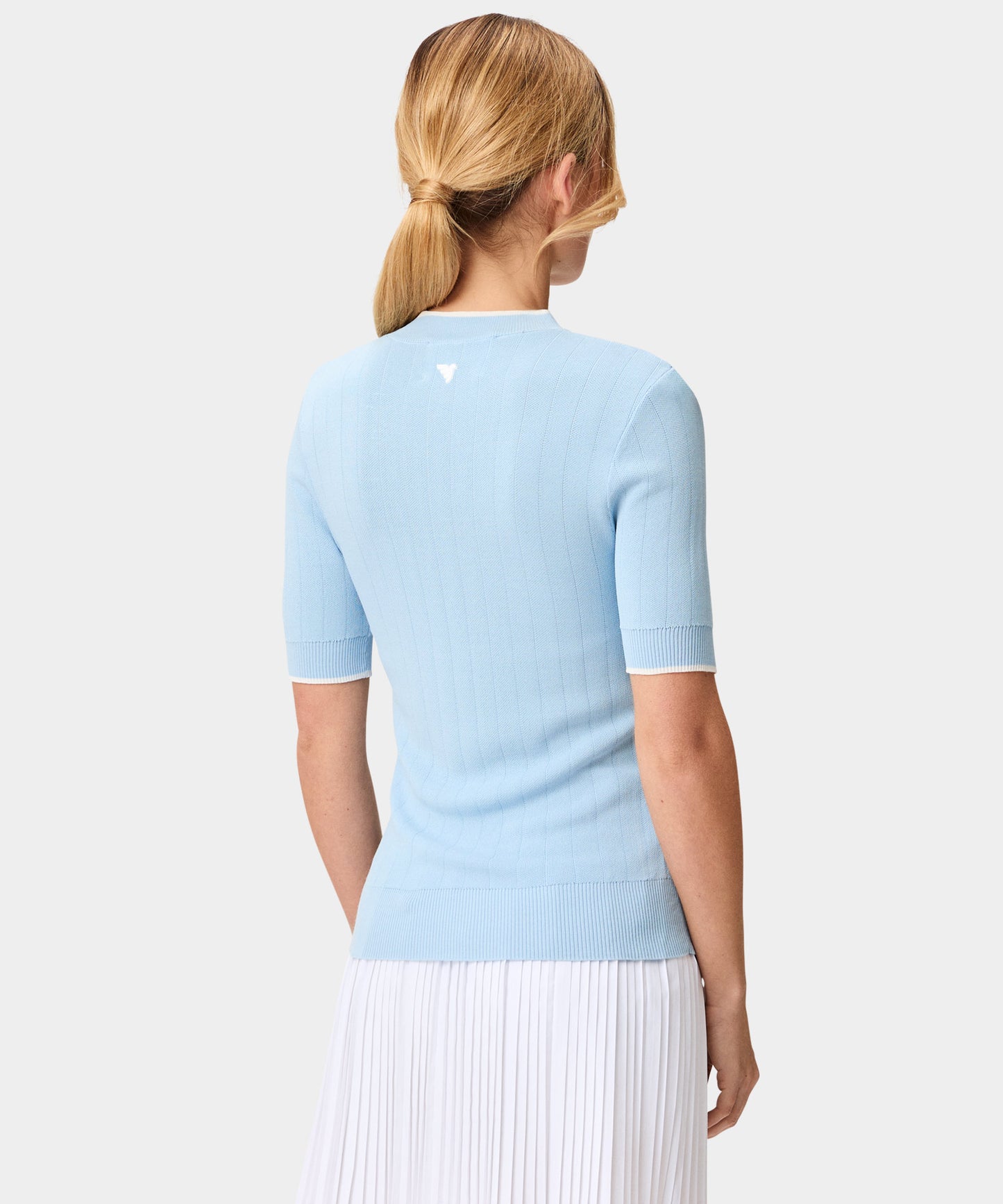 Gigi Wave Top - Light Blue