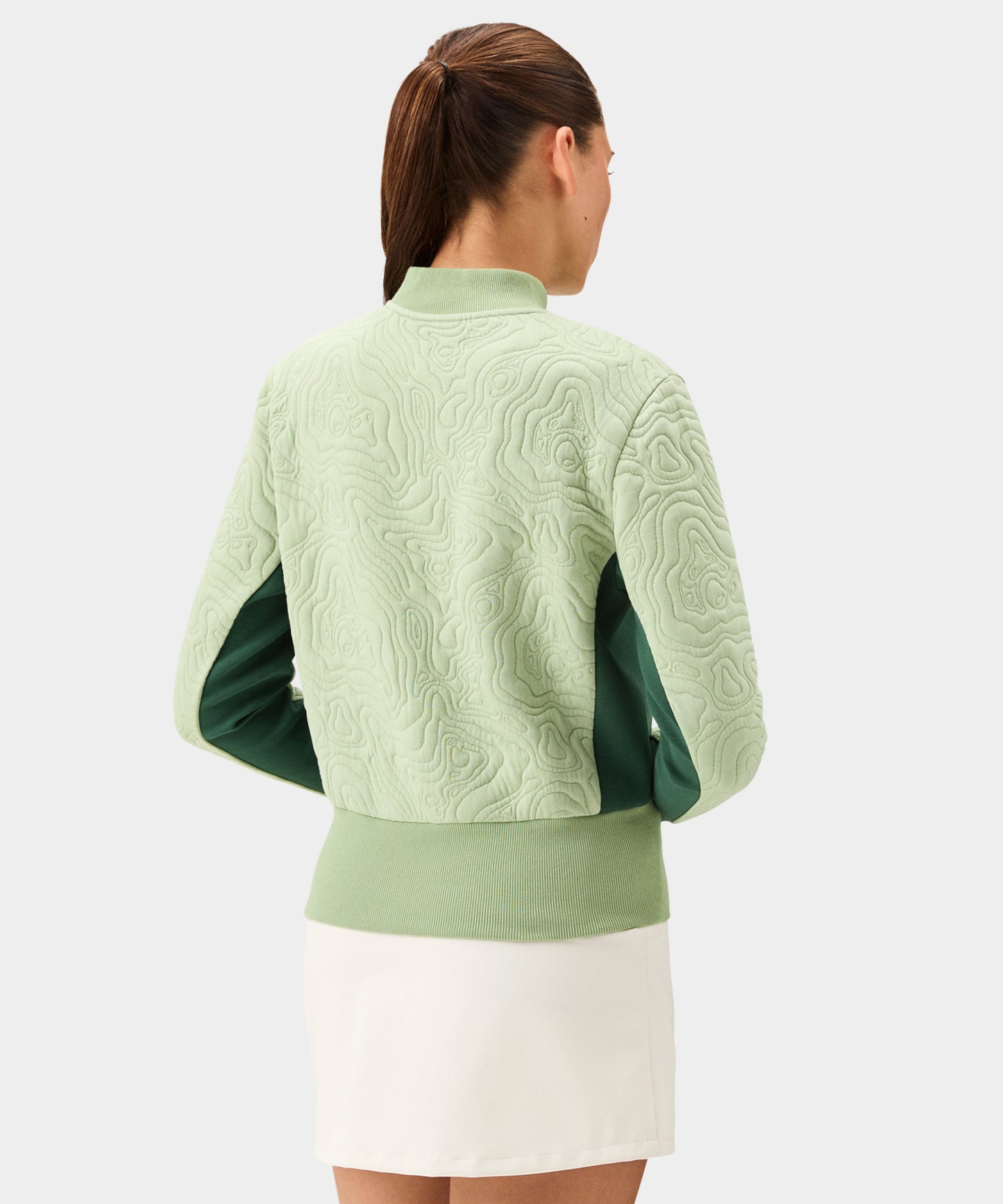 Ridge Mock Sweater - Green