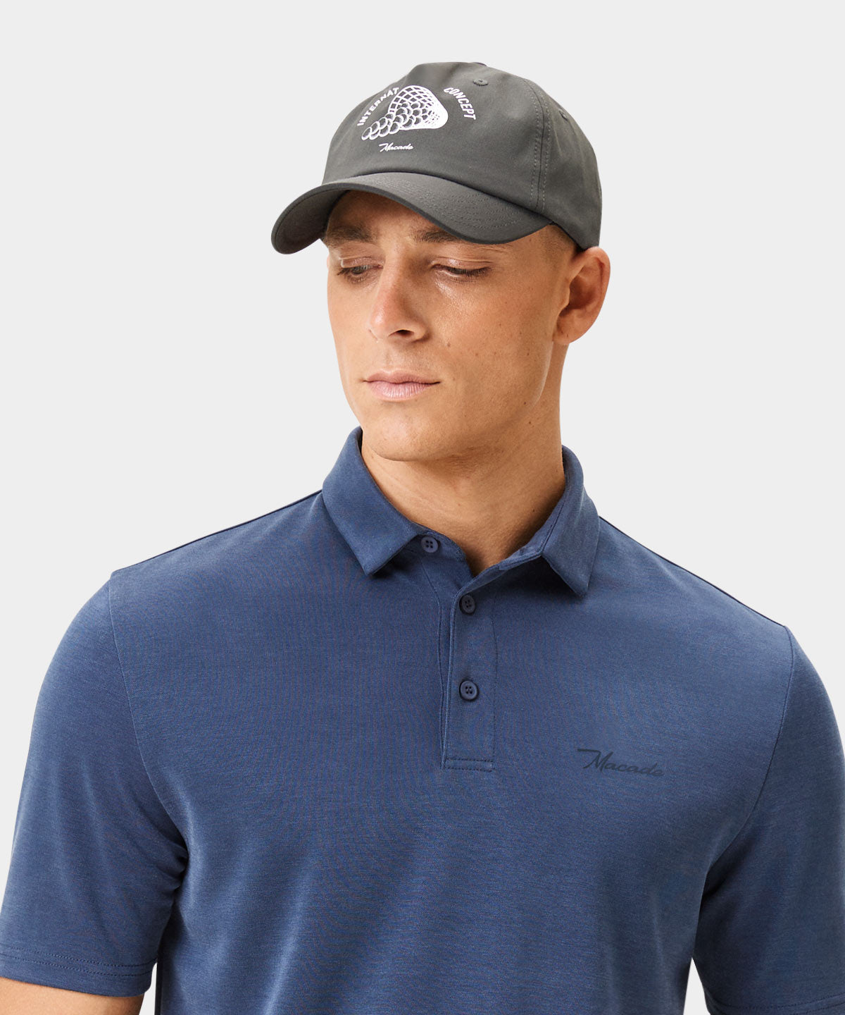 Grey Players Bucket Snapback Macade Golf