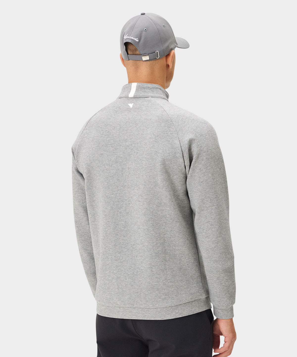 Grant Grey Performance Quarter Zip Macade Golf