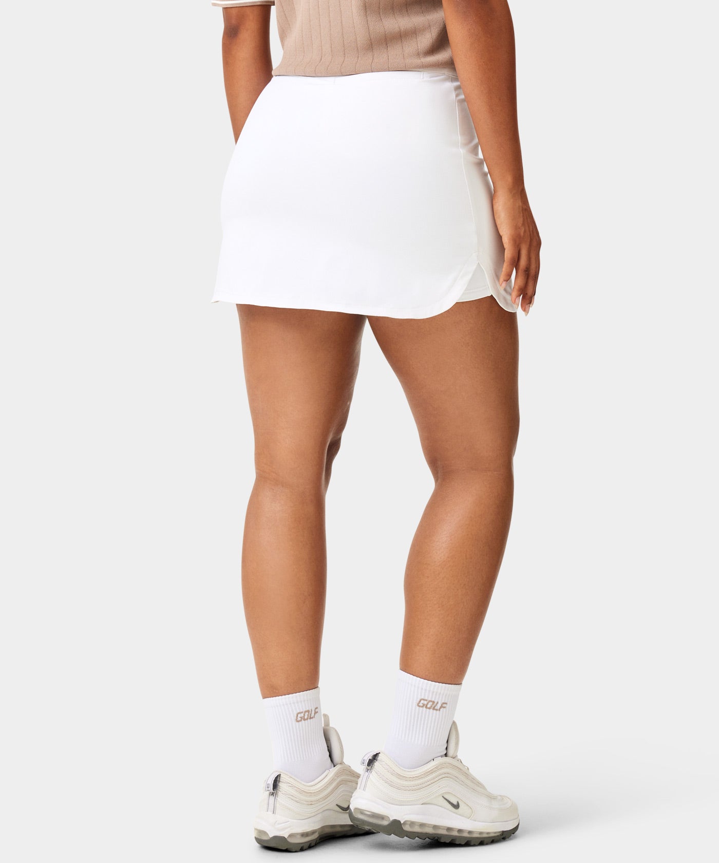 Kaya White Flex Skort