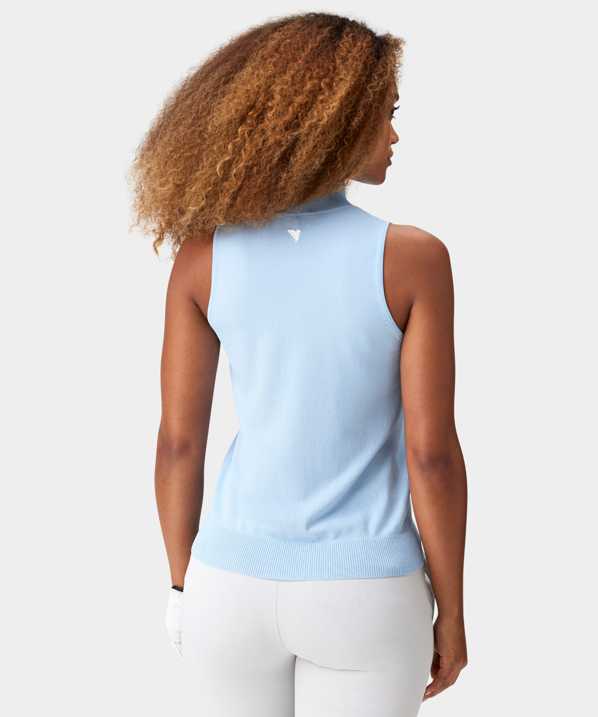 Kayla Powder Blue Air Sleeveless Top Macade Golf