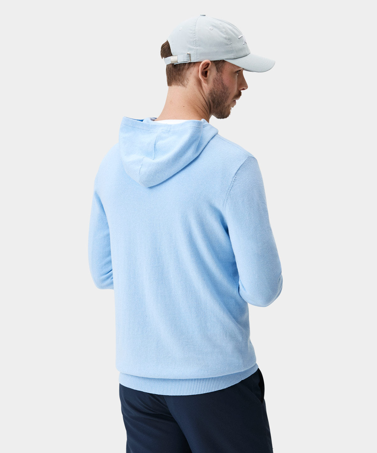 Light Blue Tech Knit Hoodie