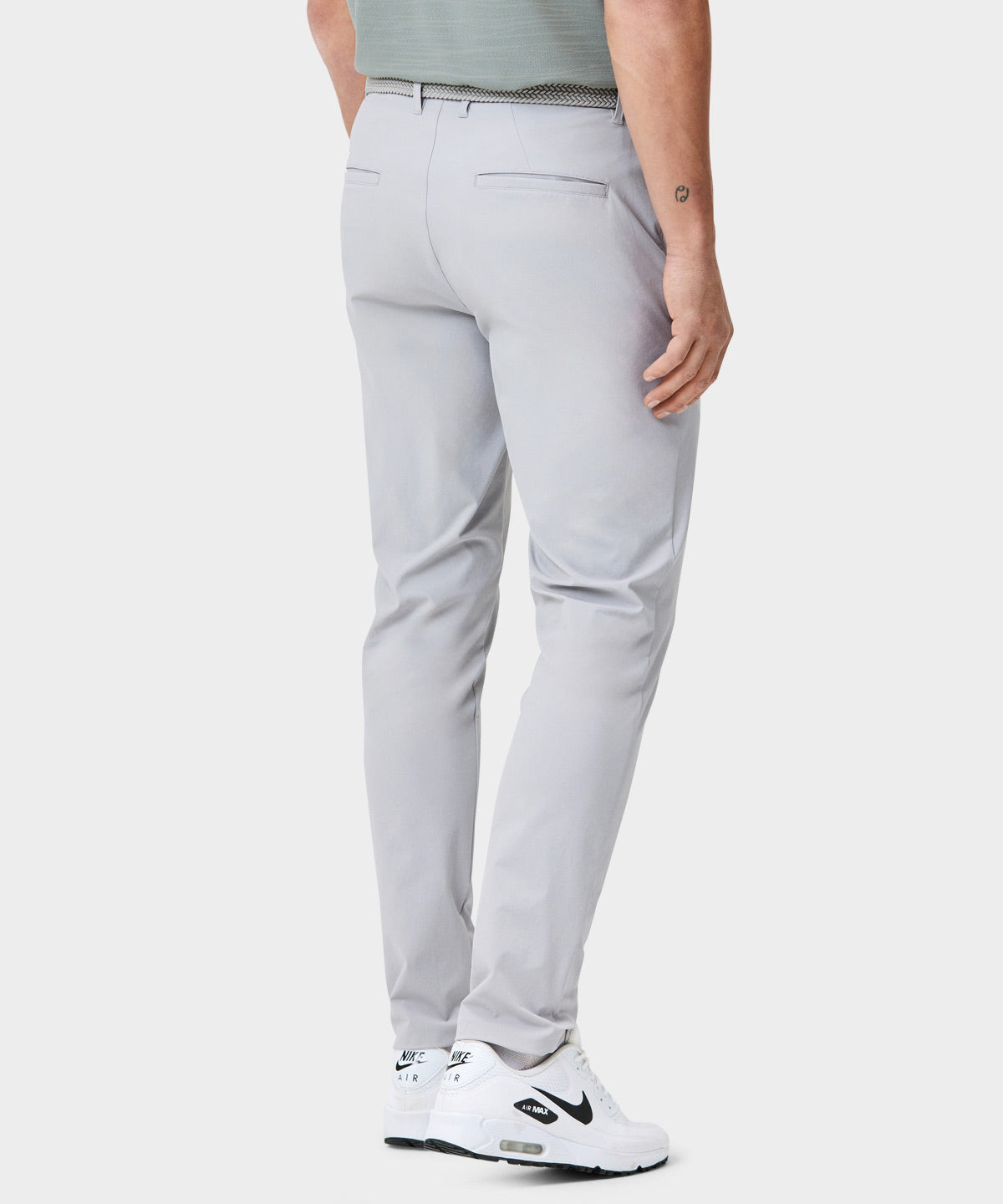 Light Grey Lightweight Trouser Macadegolf