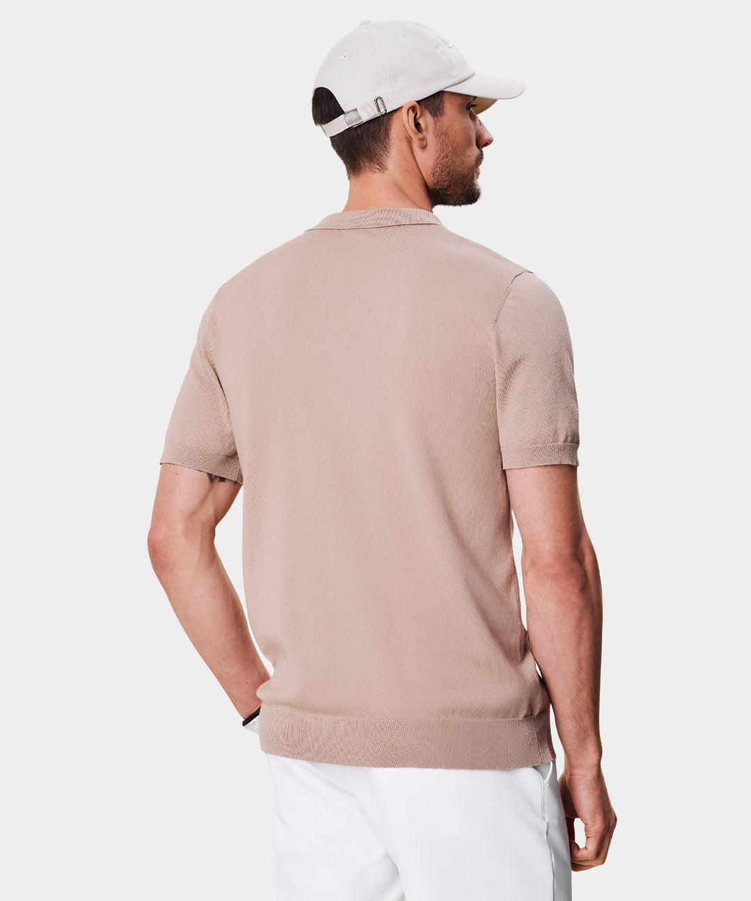 Mac Brown Knit Shirt Macade Golf