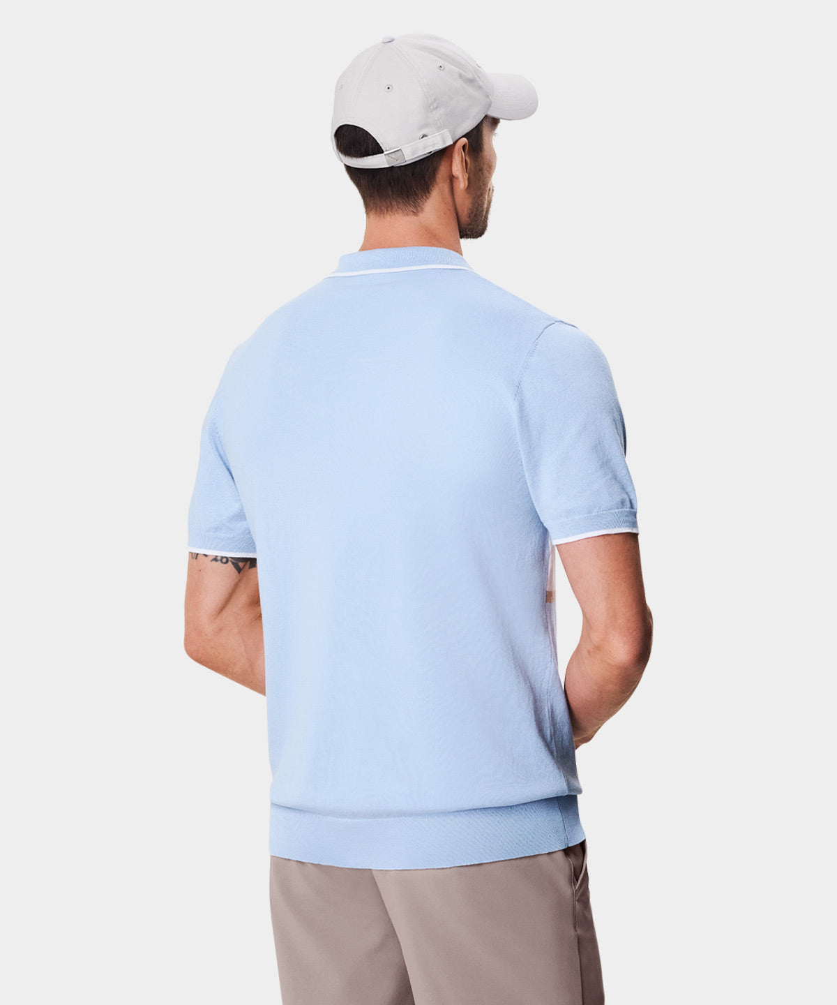 Mac Intarsia Knit Shirt Macade Golf