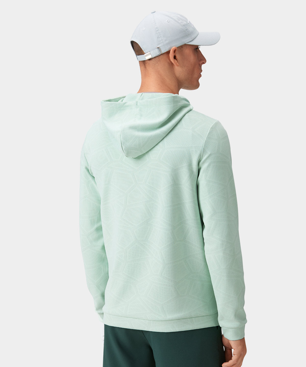 Mint Crossover Tech Hoodie Macade Golf