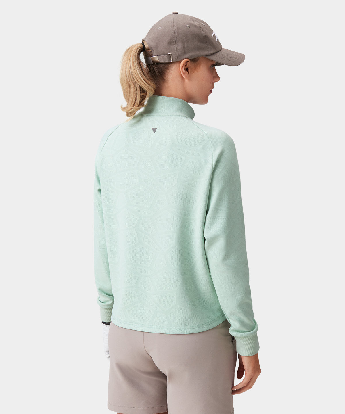 Mint Tech Zip Sweater Macade Golf