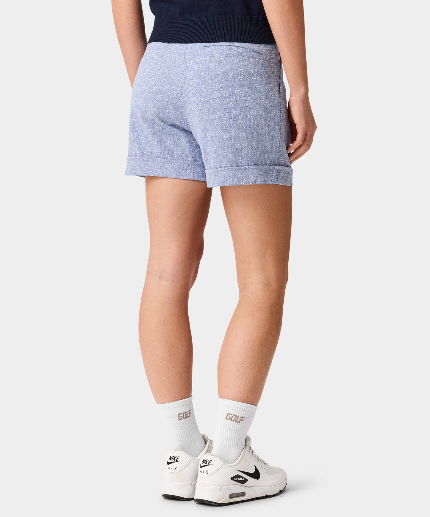 Nola Pleated Shorts - Blue
