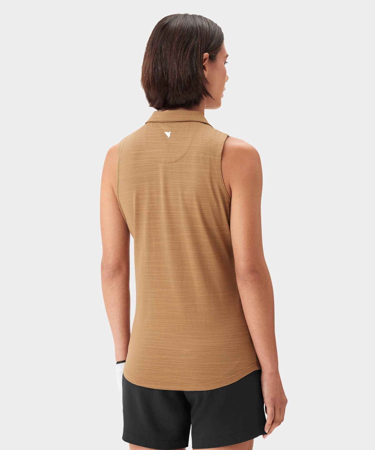 Paige Brown Sleeveless Shirt