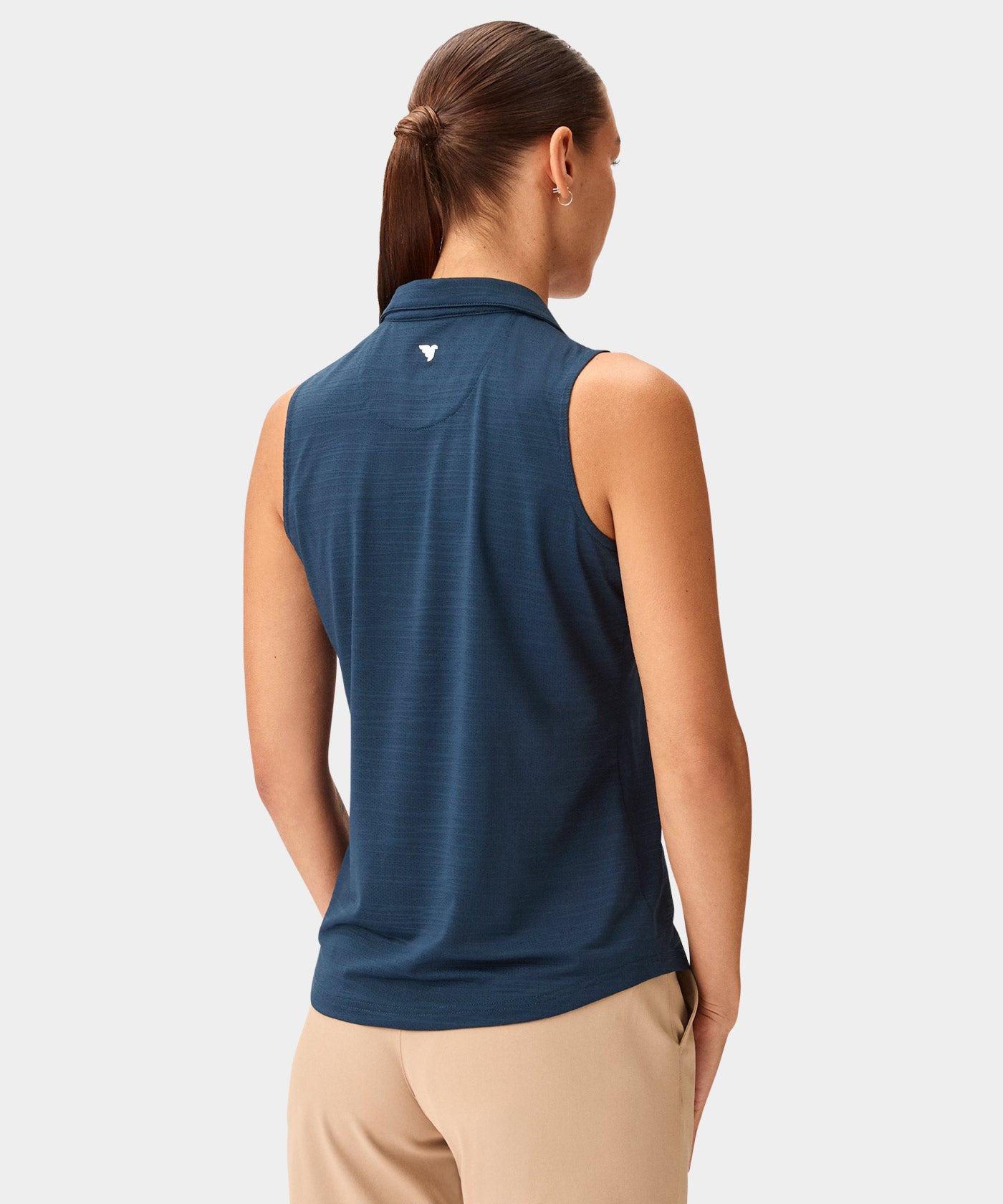 Paige Sleeveless Shirt - Steel Blue – Macade Golf