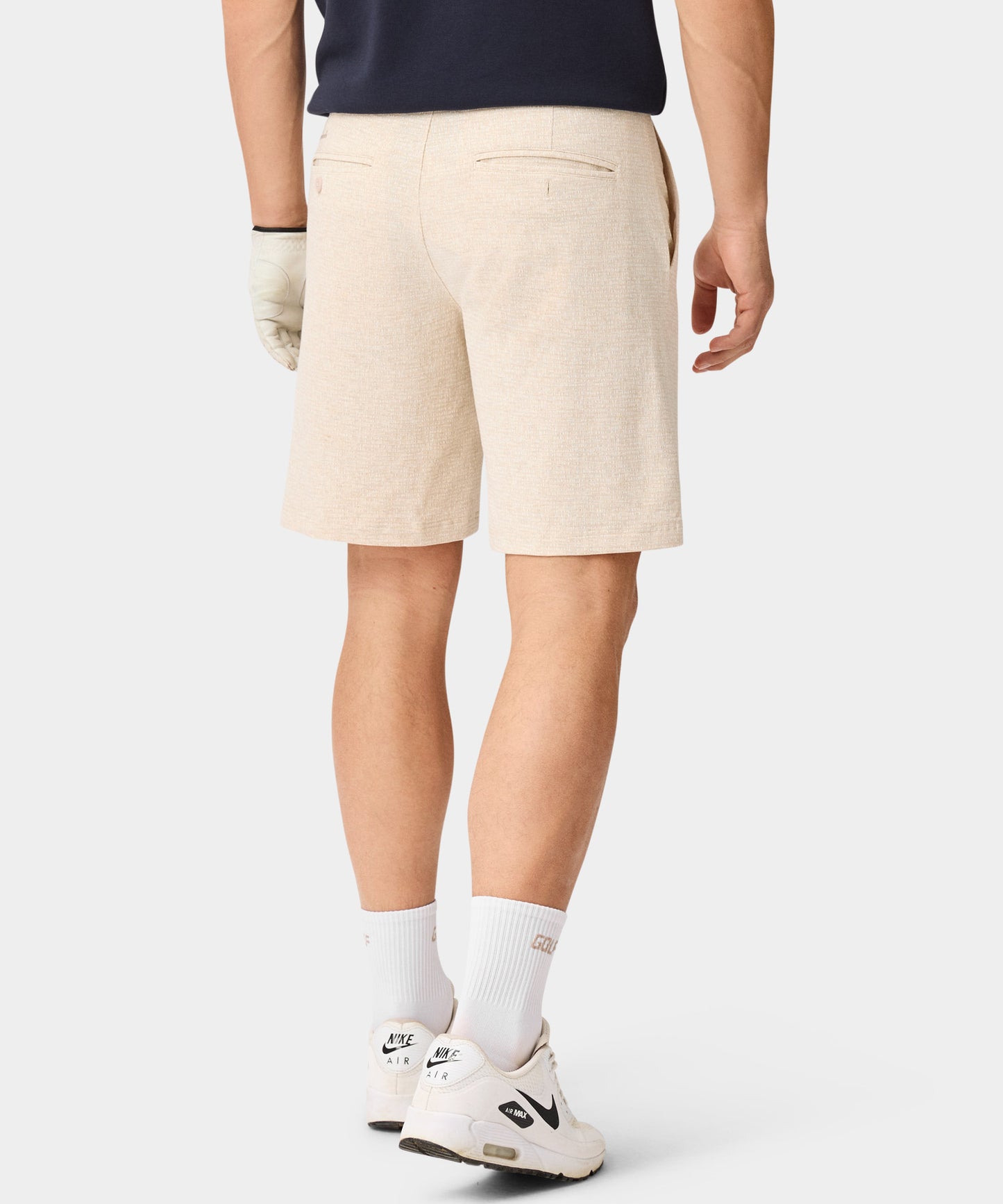 Ridgeweave Pleated Shorts - Sand