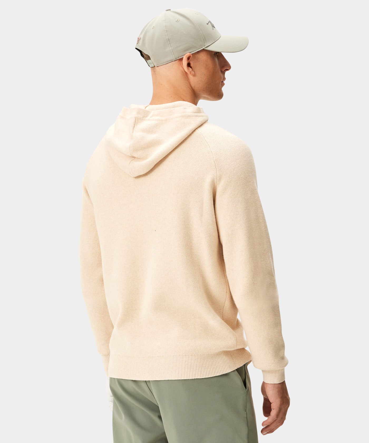 Sand Signature Knit Hoodie
