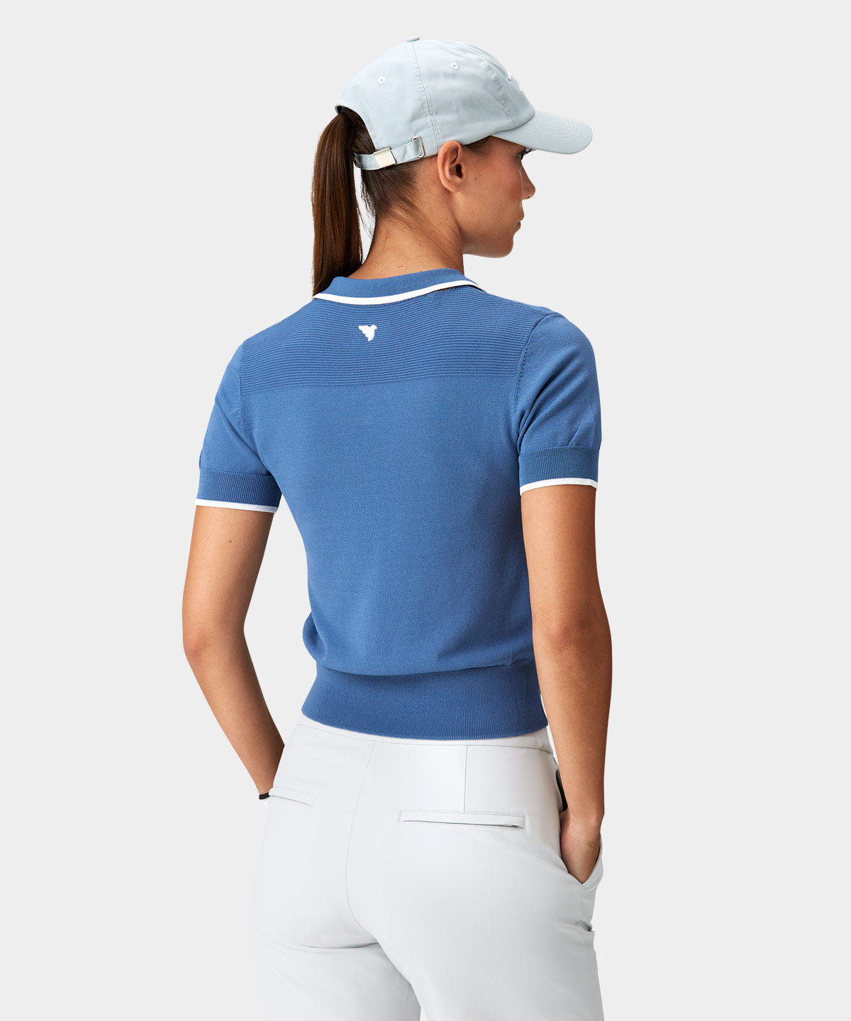 Slate Blue Range Knit Polo