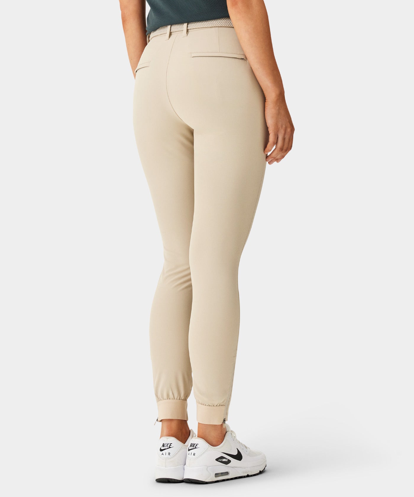 Ecru Four-Way Stretch Jogger