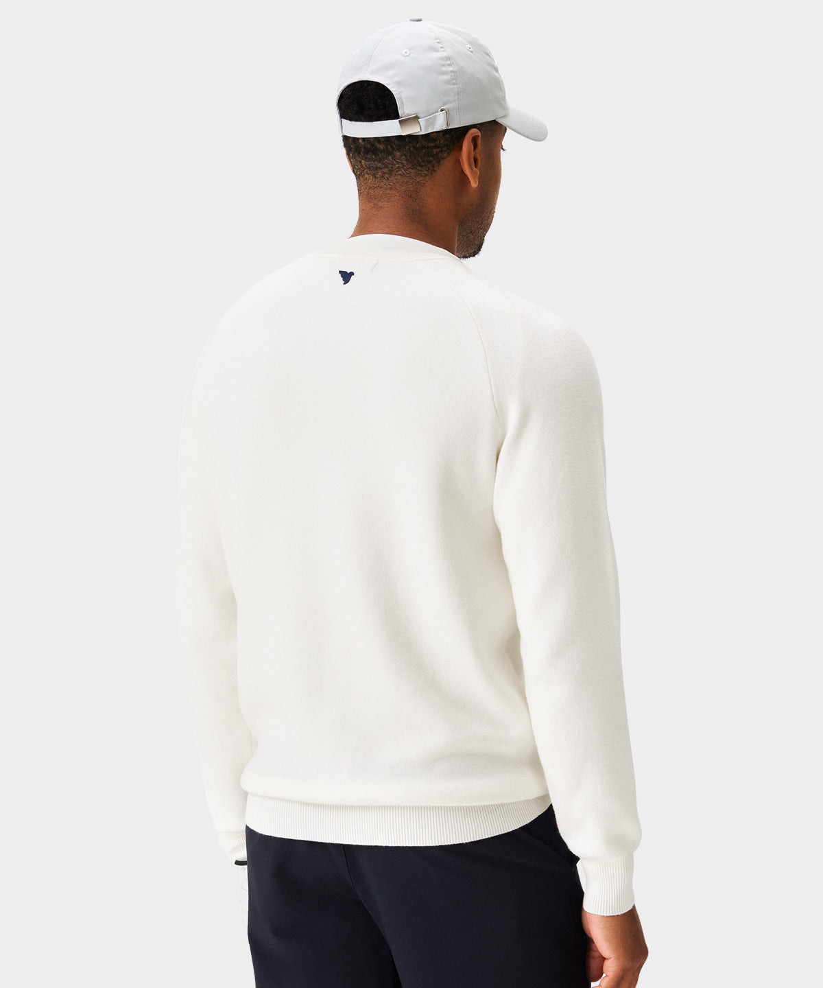 White TX Knit Crewneck Macade Golf