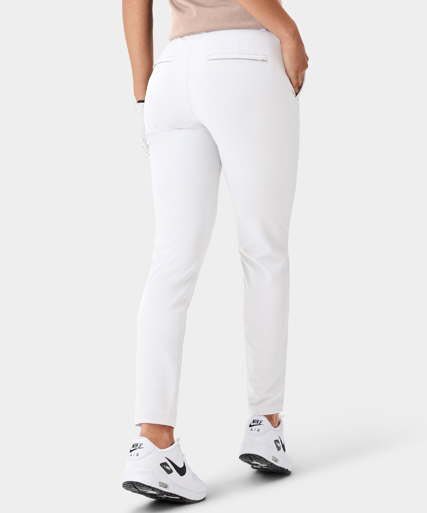 Pearl White Performance Trouser