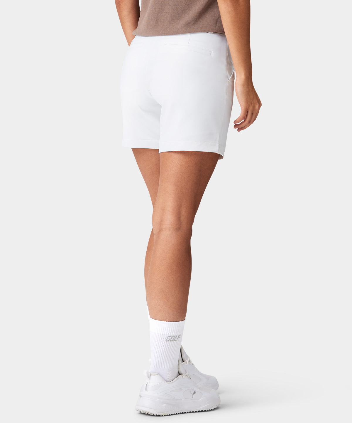 White Flex Shorts Macade Golf