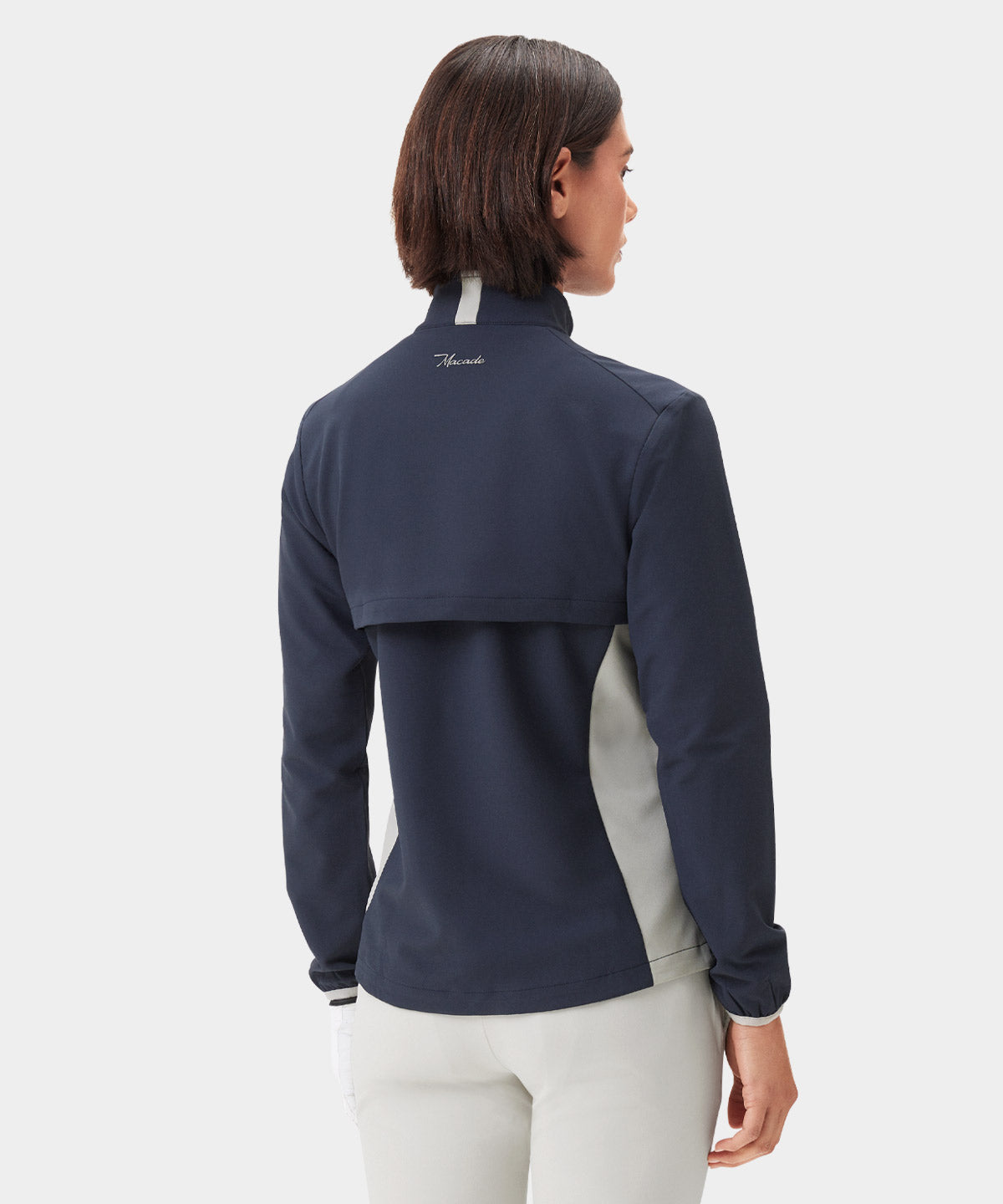 Women's Storm Dark Blue Wind Jacket Macade Golf