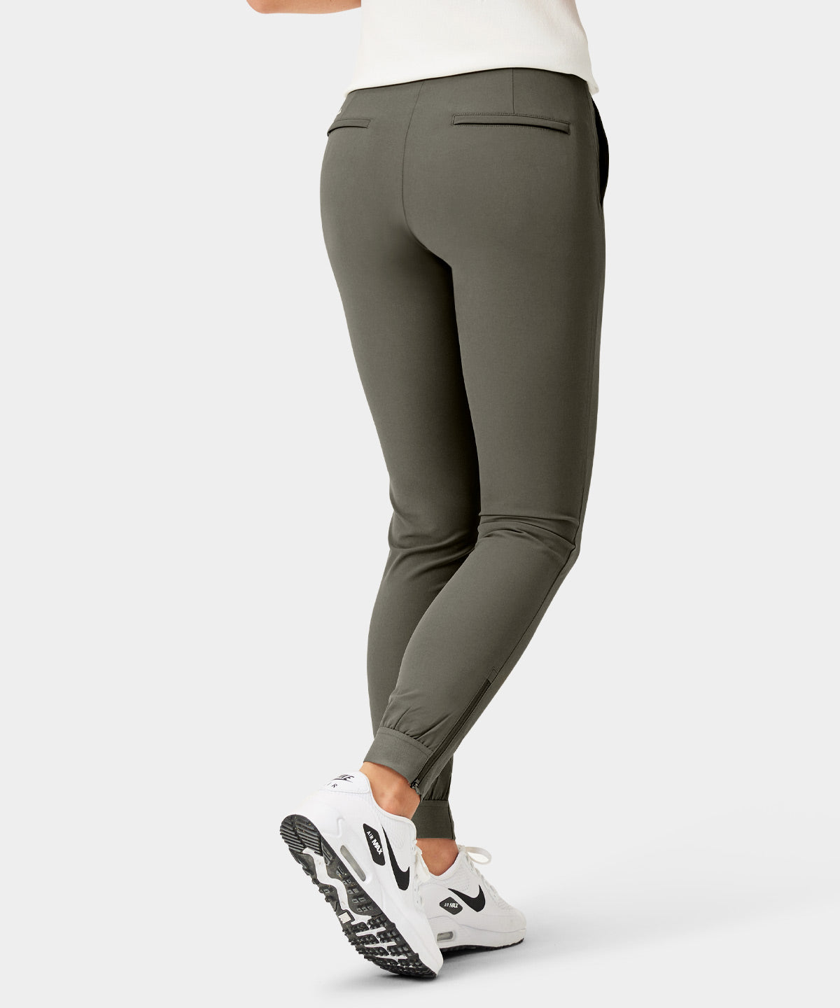 Olive Green Four-Way Stretch Jogger Macade Golf