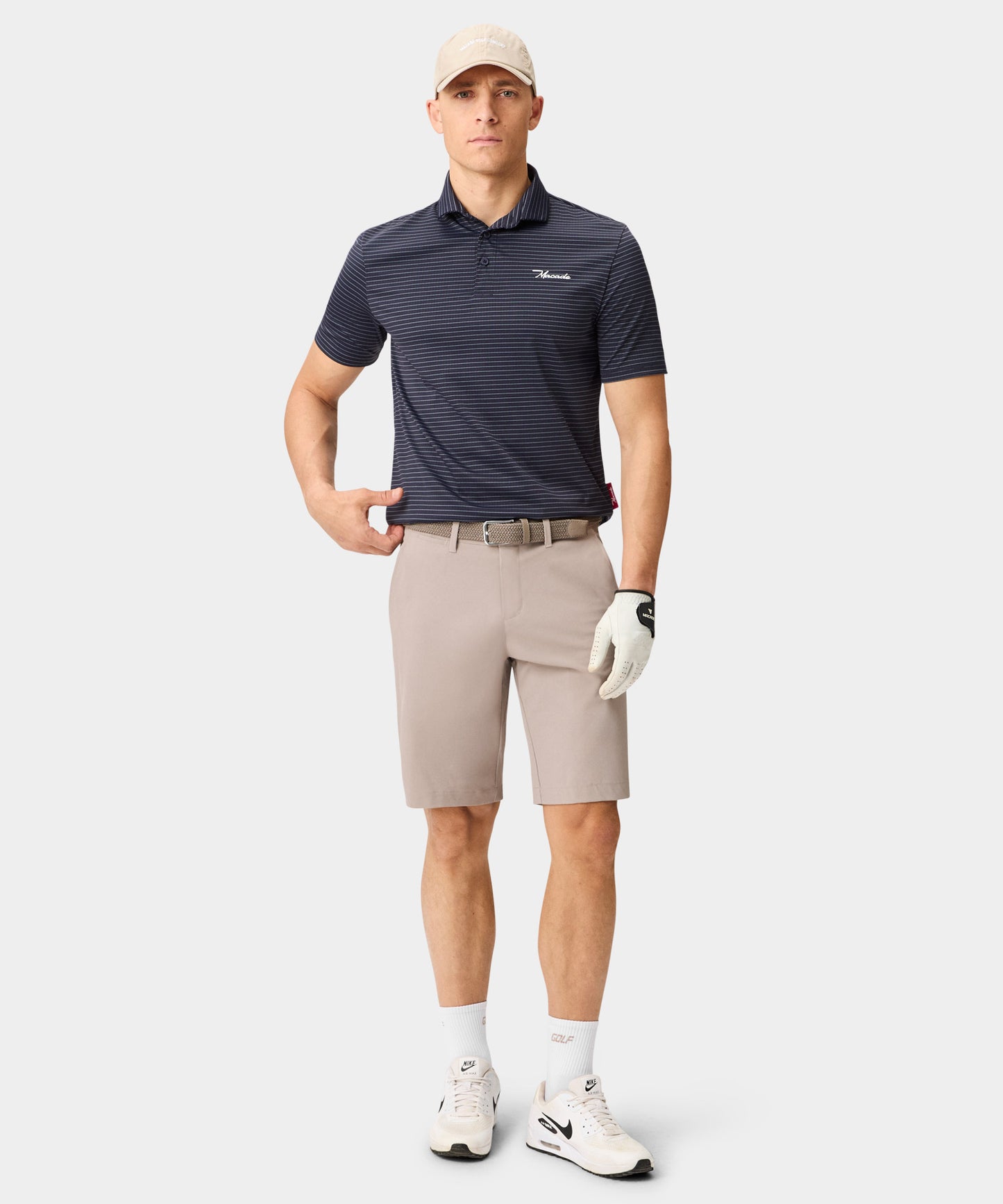 Four-Way Stretch Shorts - Ash Brown