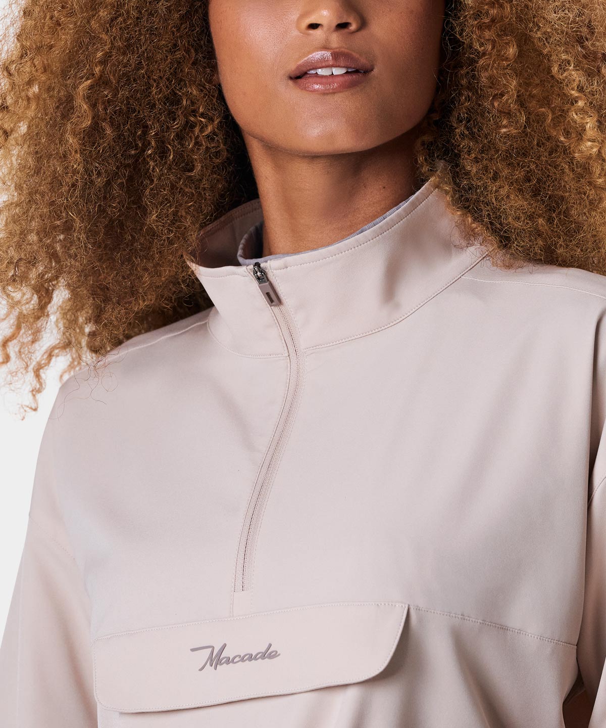 Tan Range Anorak Macade Golf