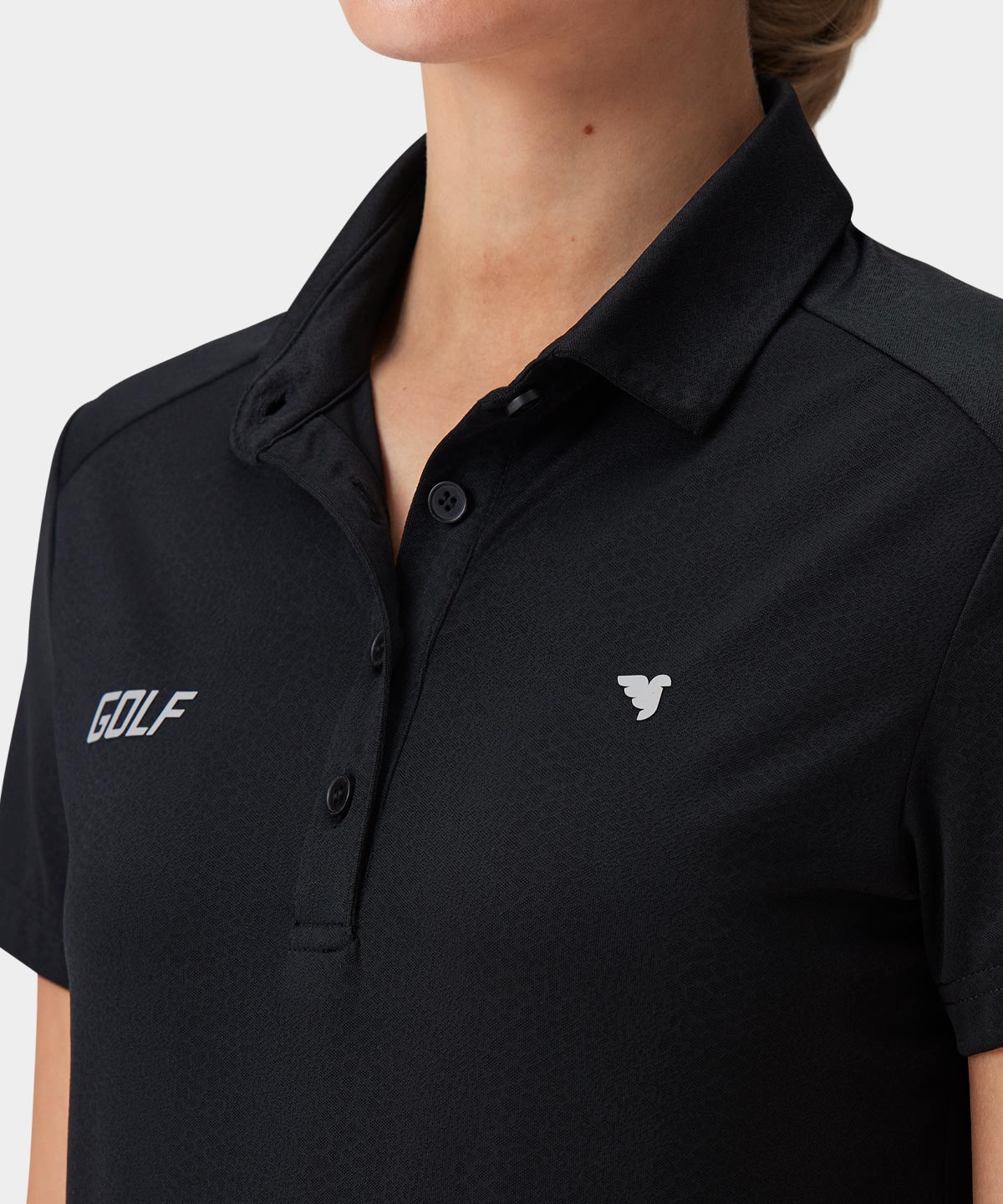 Gaia Black Performance Shirt Macade Golf