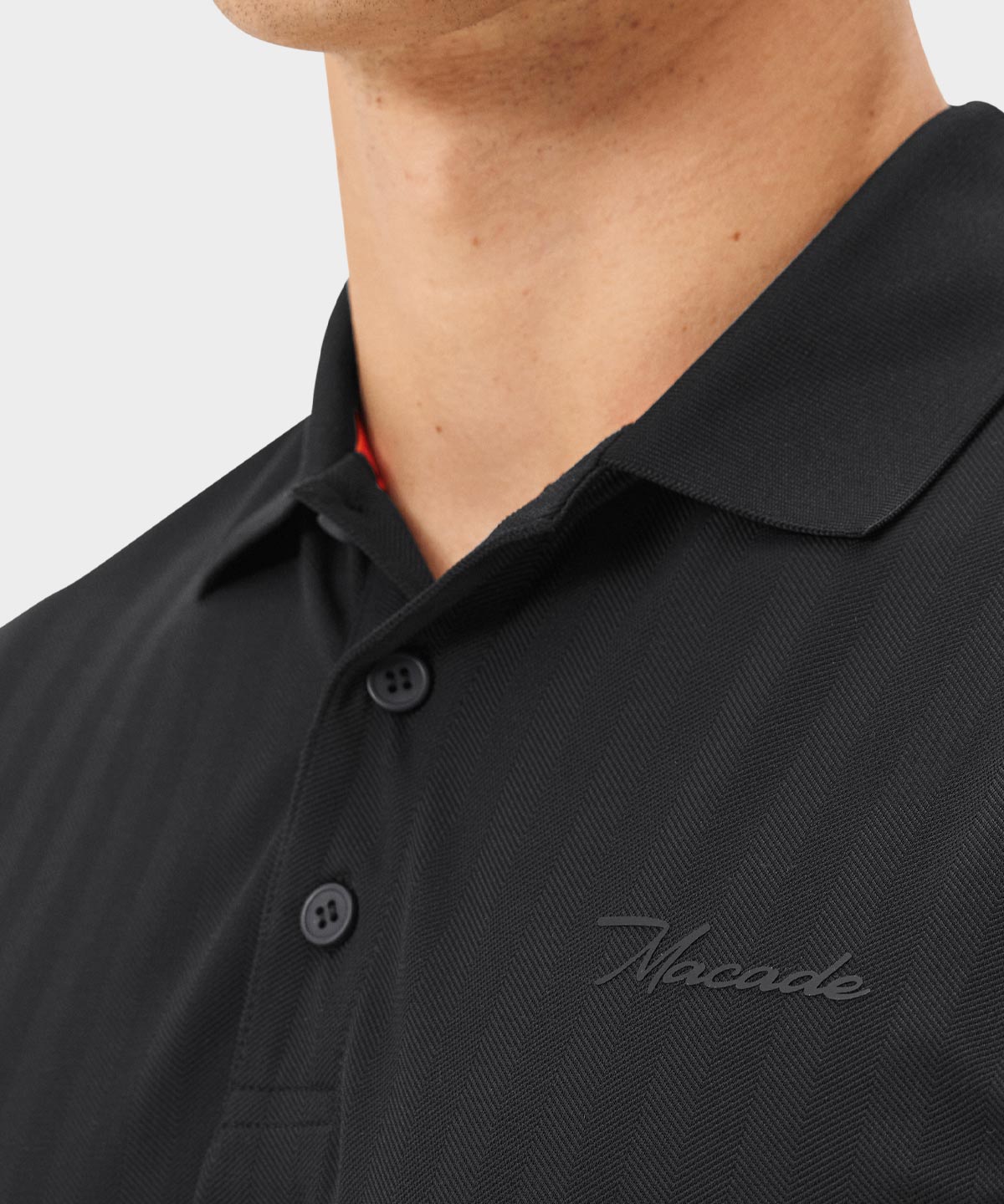 Logan Black Tech Shirt Macade Golf