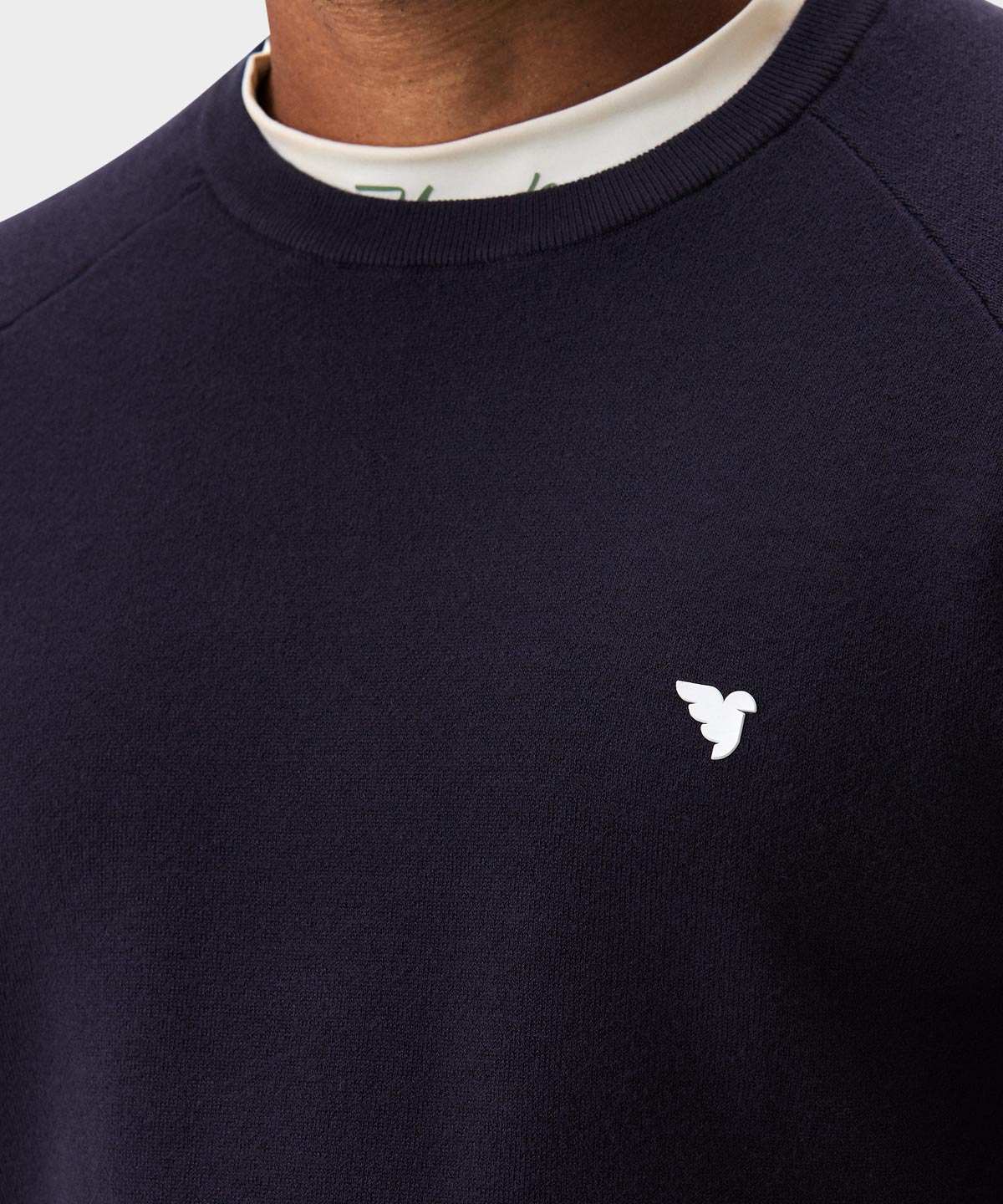 Dark Blue TX Knit Crewneck Macade Golf