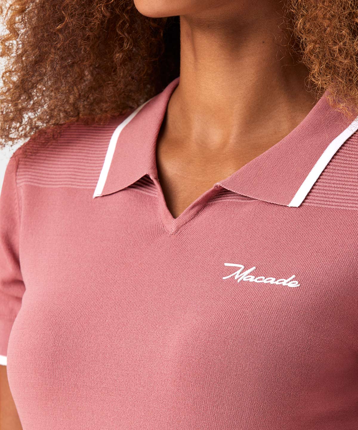 Blush Range Knit Polo