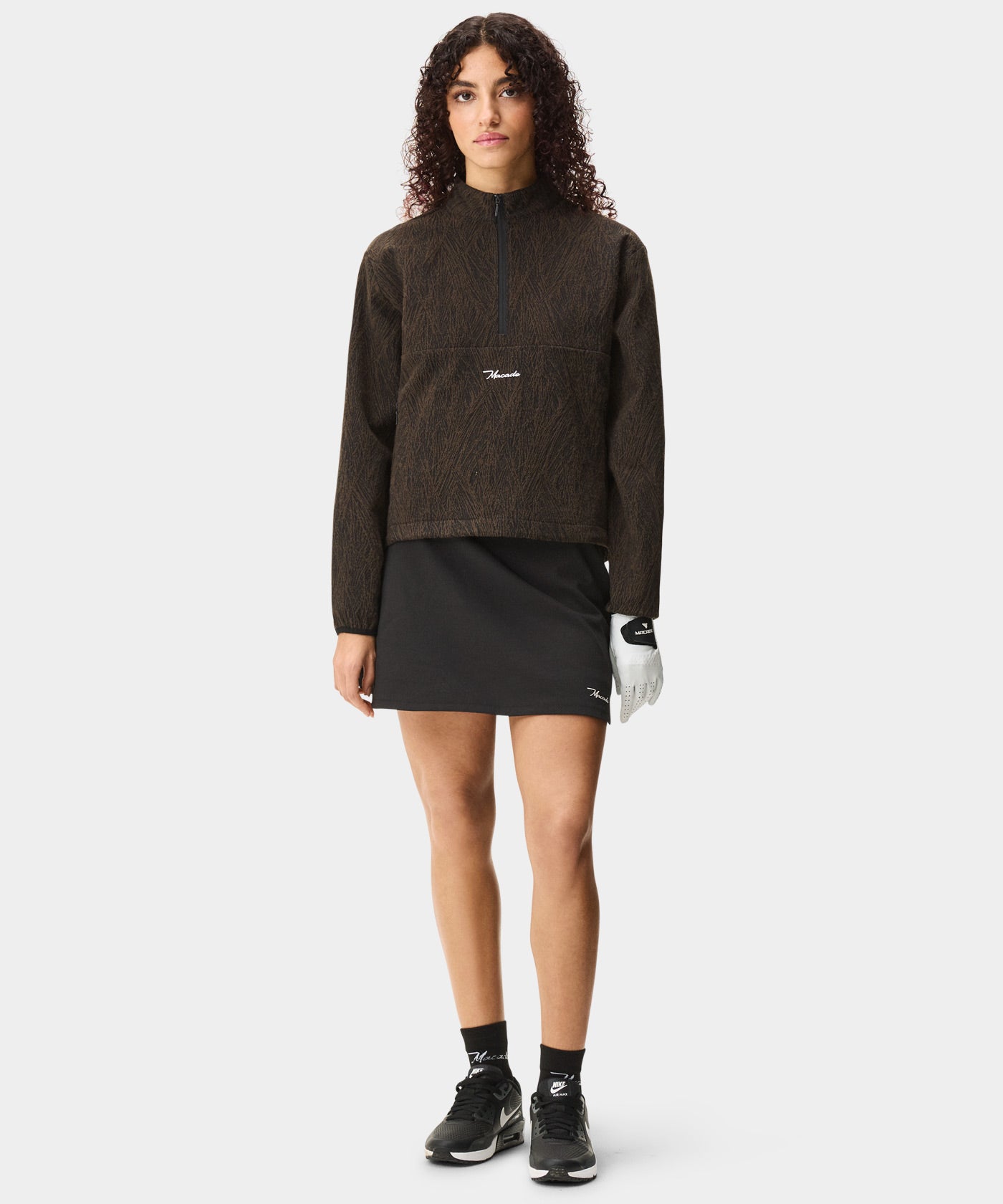 Brown Crossover Tech Anorak
