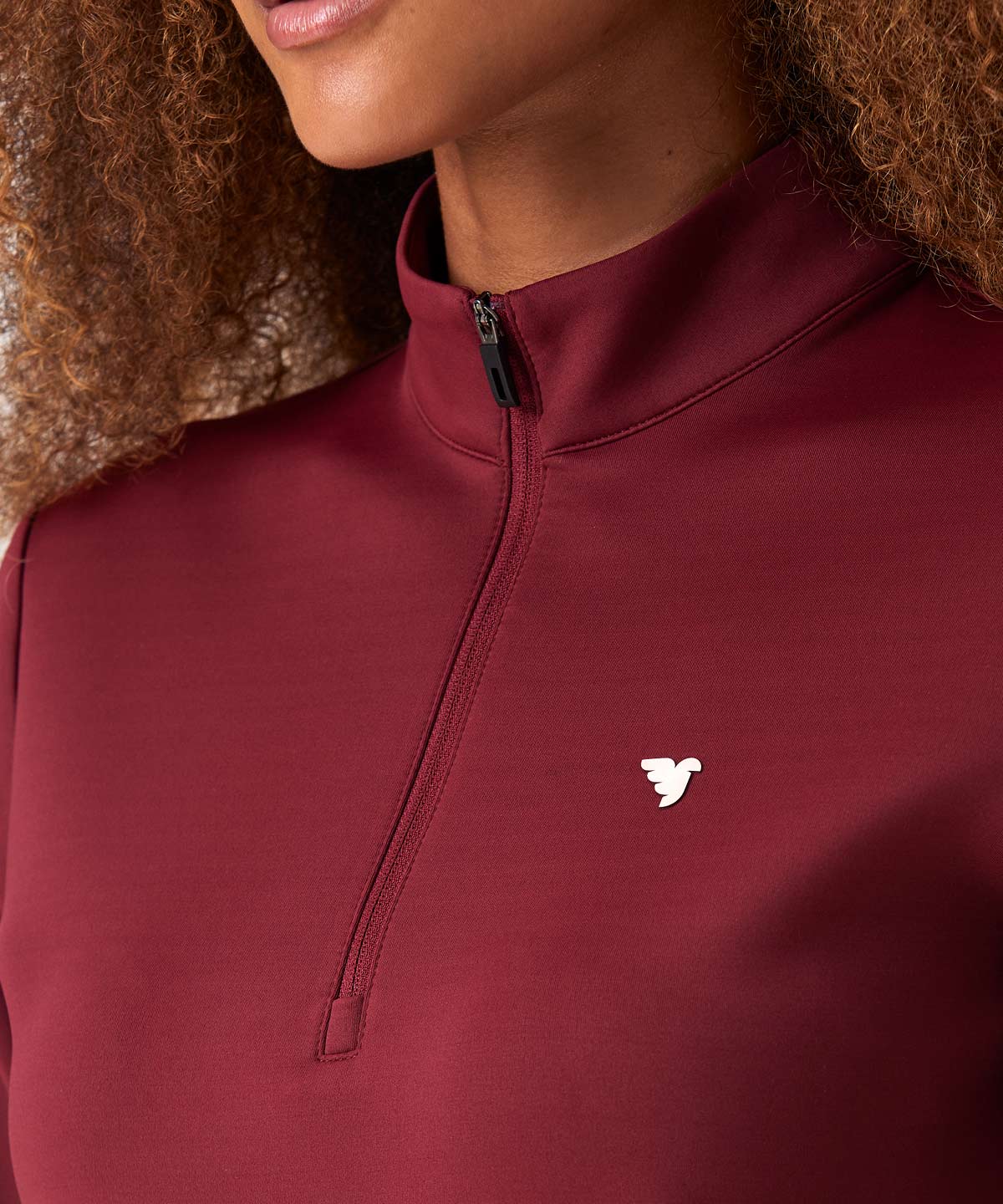 Burgundy Therma Quarter Zip