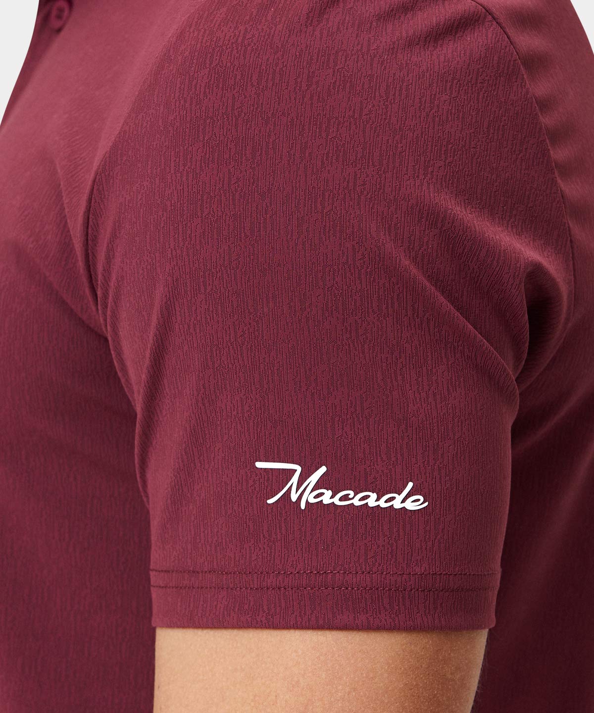 Burgundy TX Tour Shirt Macade Golf