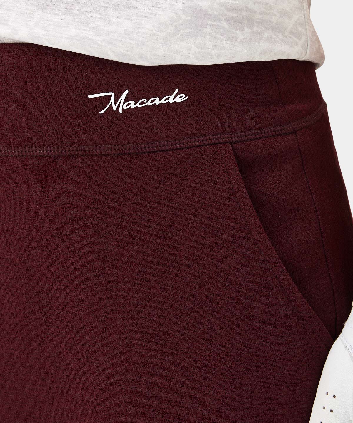 Burgundy Players Air Skort Macade Golf