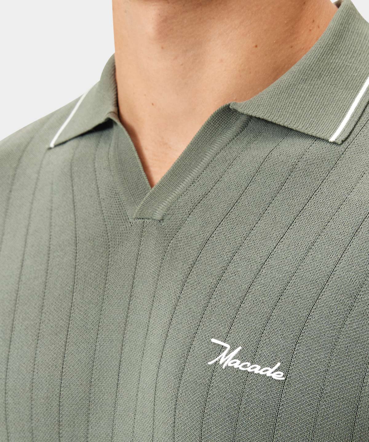 Sage Range Knit Shirt Macade Golf