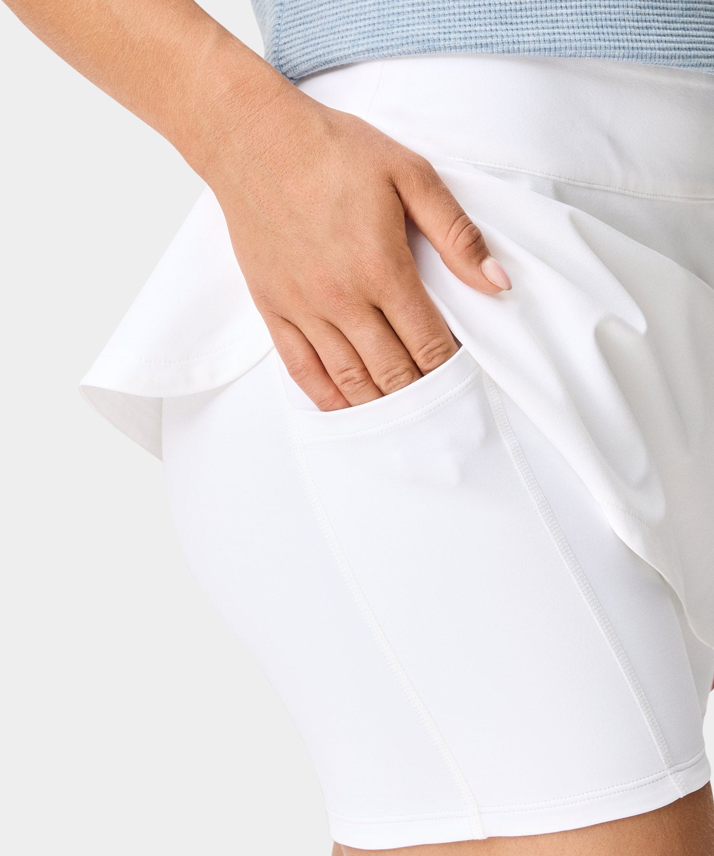 Kaya Flex Skort - White