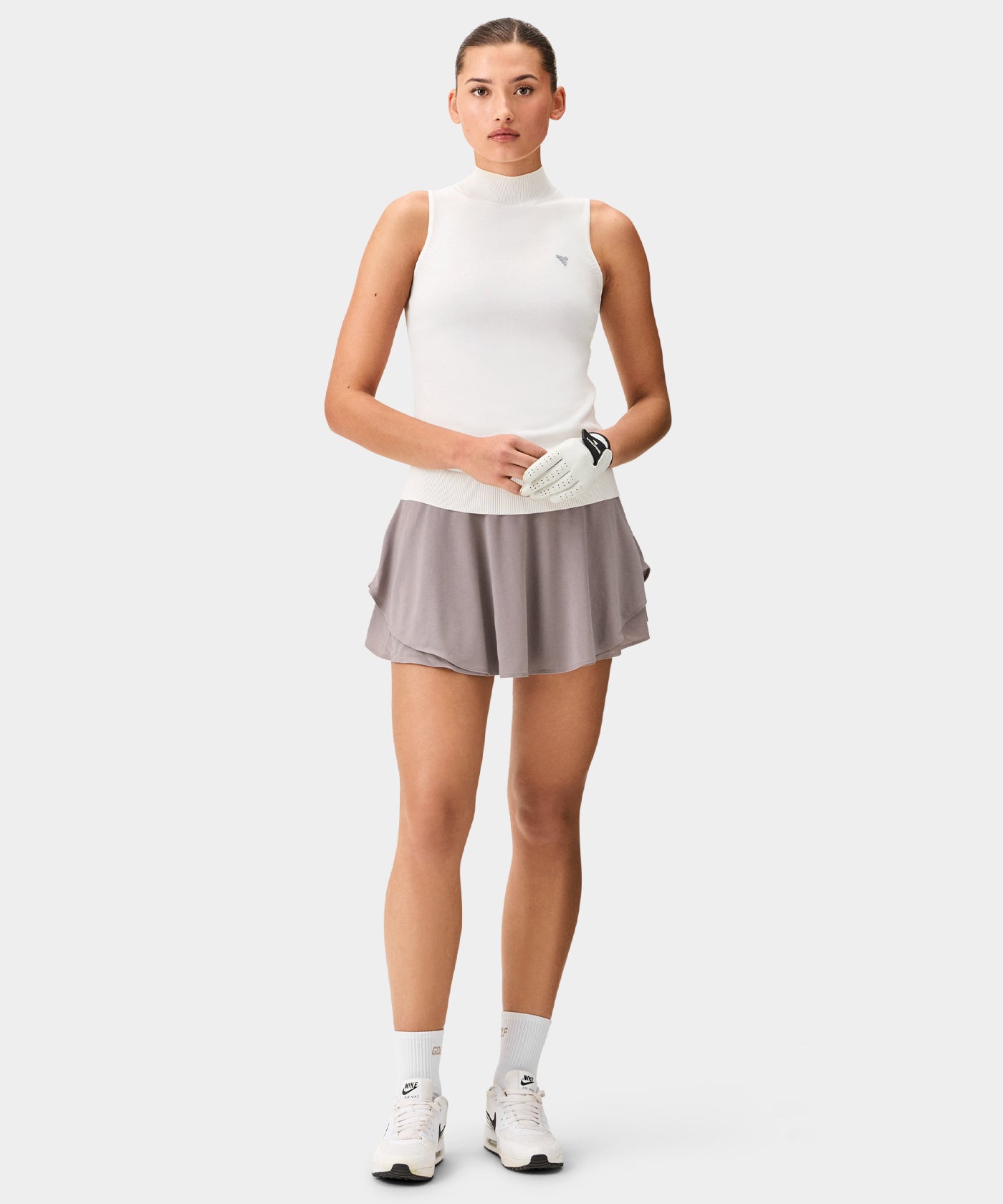 Kayla White Air Sleeveless Top