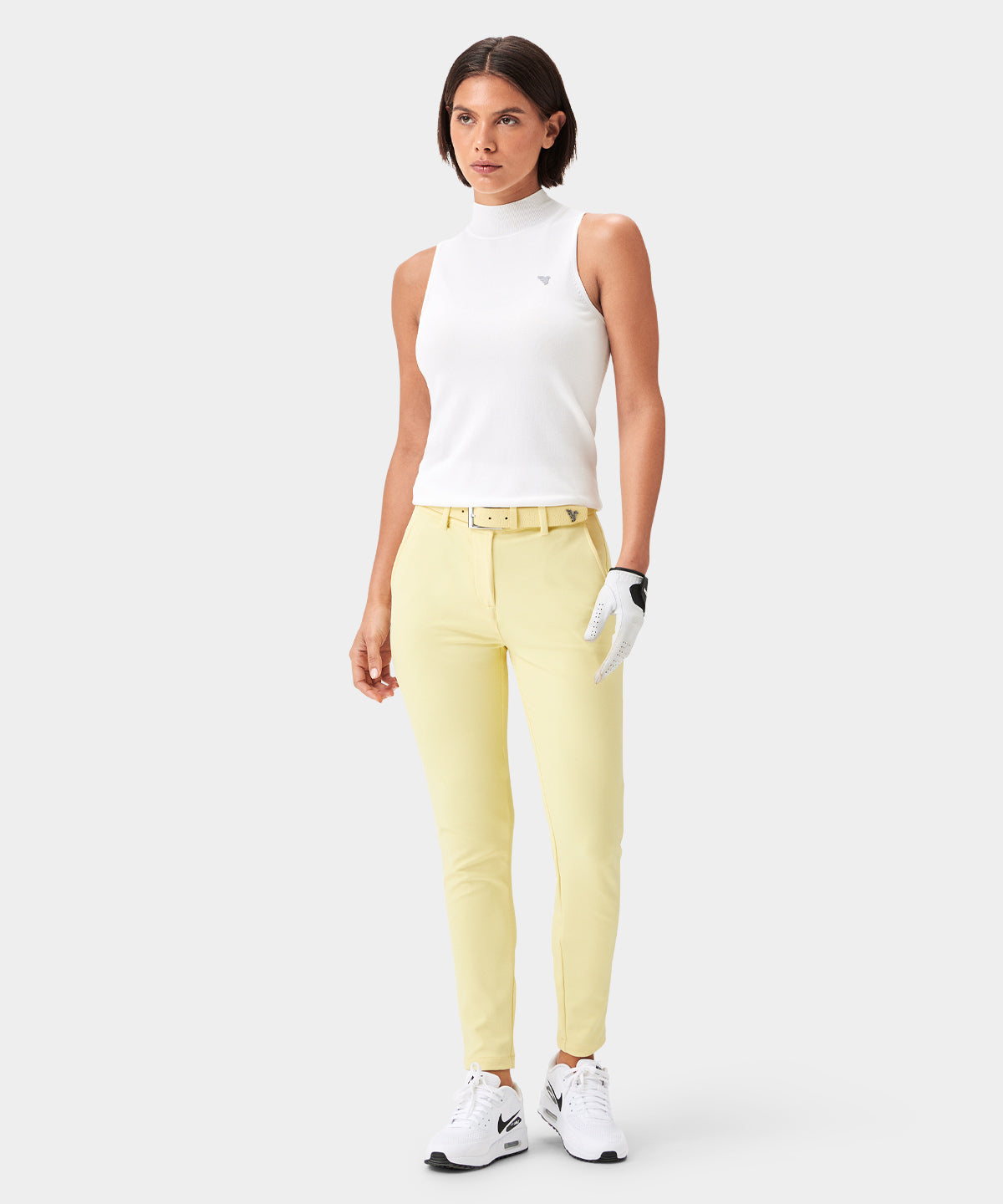 Kayla White Air Sleeveless Top