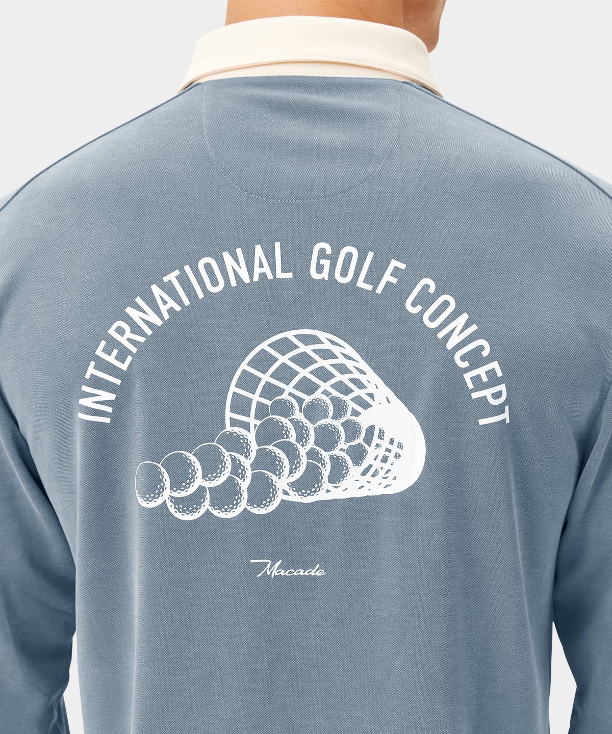 Light Blue Players Longsleeve Shirt Macade Golf