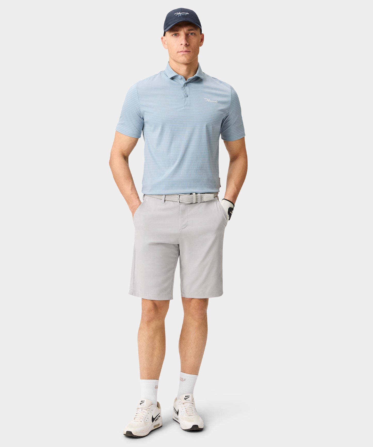 Four-Way Stretch Shorts - Light Grey