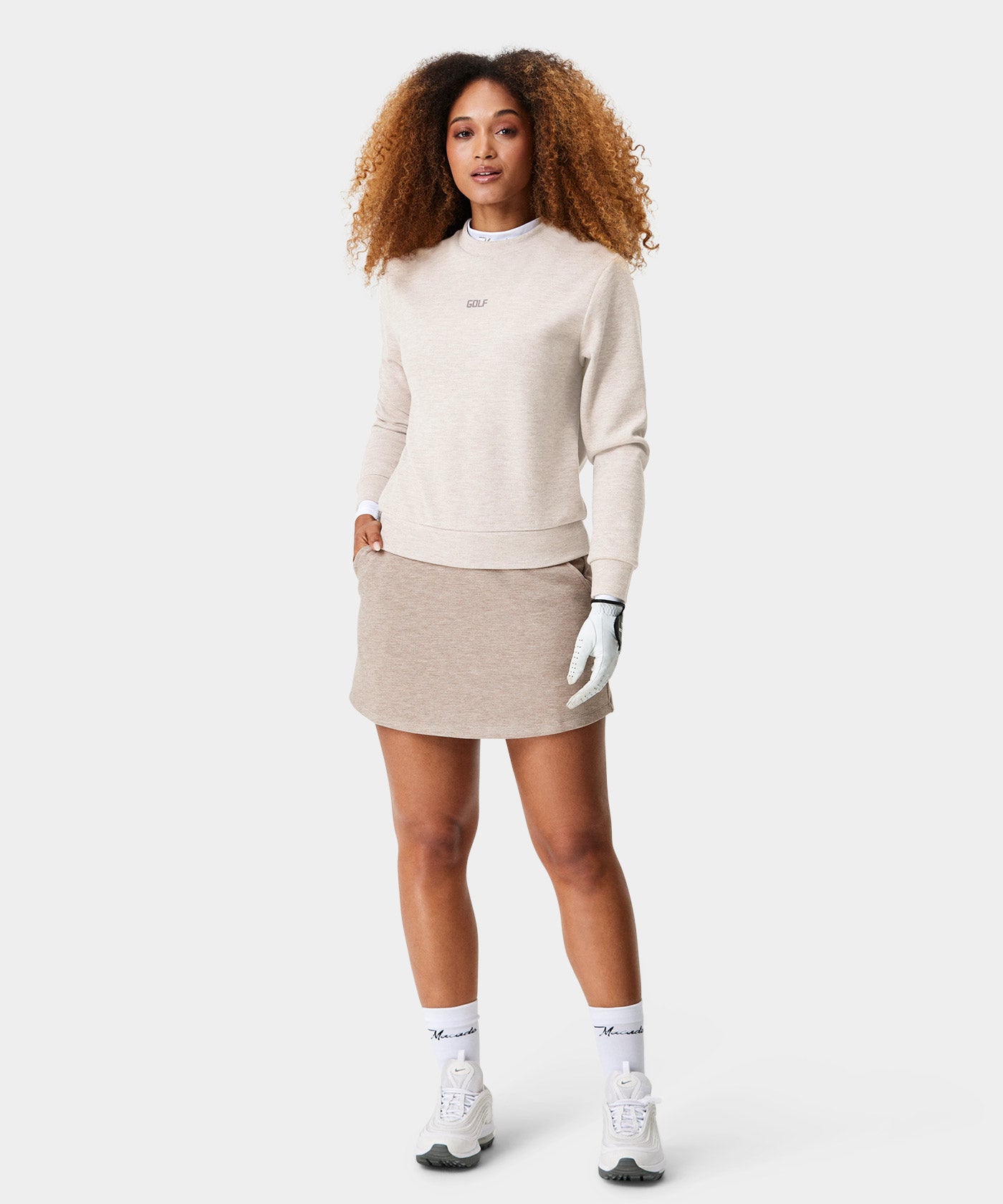 Maya Ivory Cropped Pullover